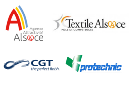 Partenariat entre l'agence d'attractivité de l'Alsace, le Pôle Textile Alsace, la société canadienne CANADIAN GENERALTOWER et la société Protechnic