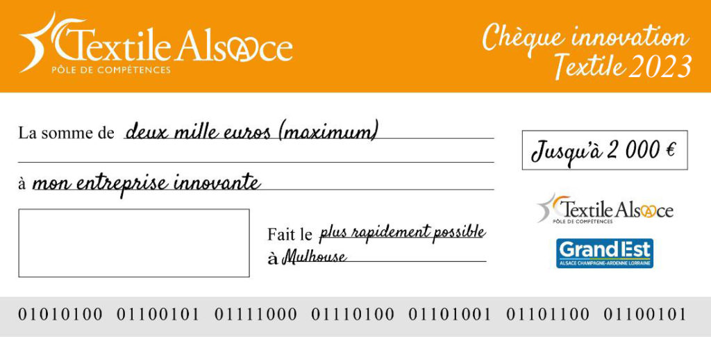 feuille d'inscription au cheque innovation 2023 pour l'illustration de l'article